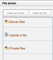 file picker