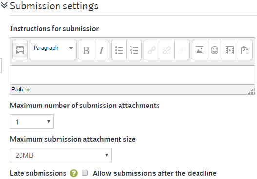 workshopsteps settings submission