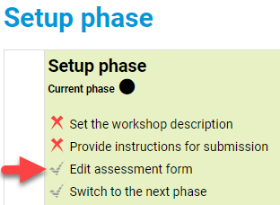 edit assessment 