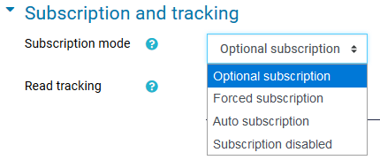 optional subscription