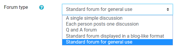 forum type