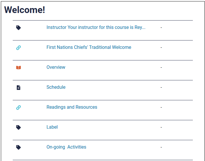 outline report